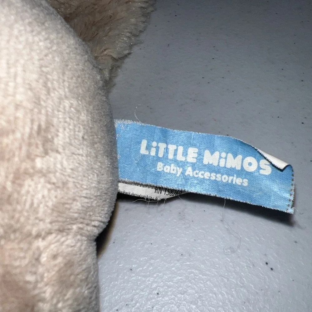 Little Mimos Brown Puppy Dog Tan Security Blanket Plush Stuffed Lovey